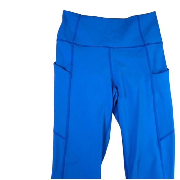 Fabletics Oasis PureLuxe High-Waisted Legging
 Blue, with Side Pockets XS - Picture 13 of 16
